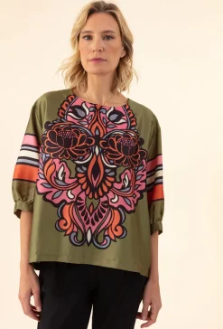 Blouse Edwina imprimé Palazzo | INDIES