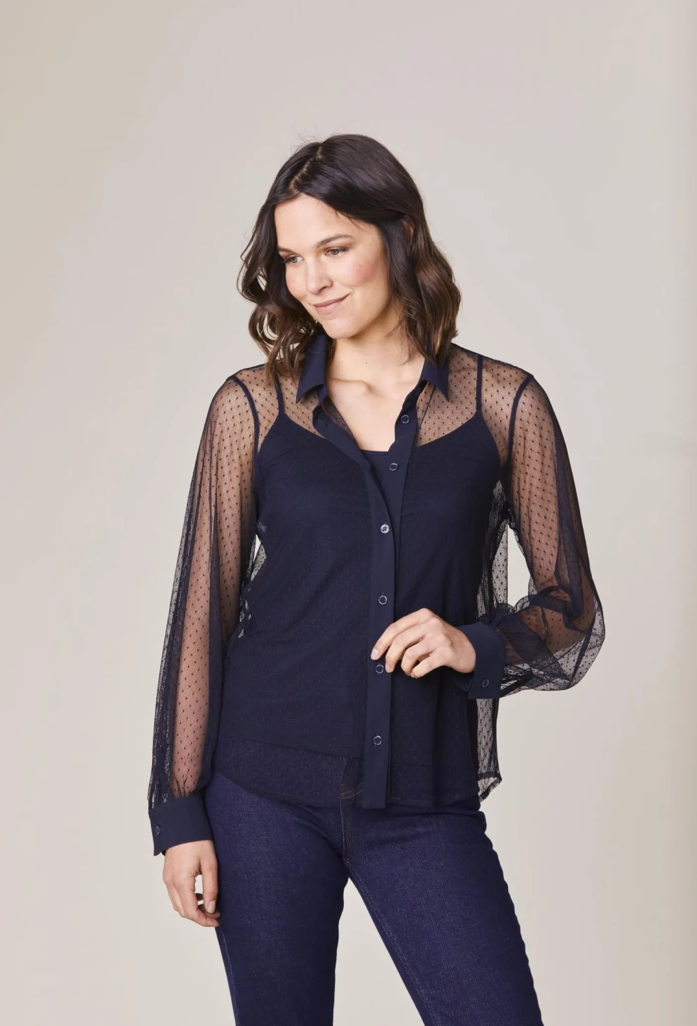 Chemise et Top PLUME