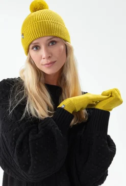Gants Tactiles Pia jaune citron | INDIES