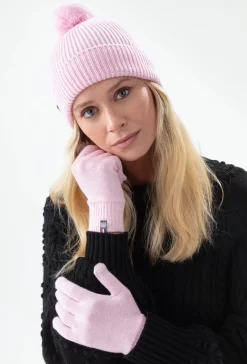 Gants Tactiles Pia rose poudre | INDIES
