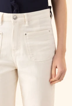 Jean Musc en coton écru | INDIES