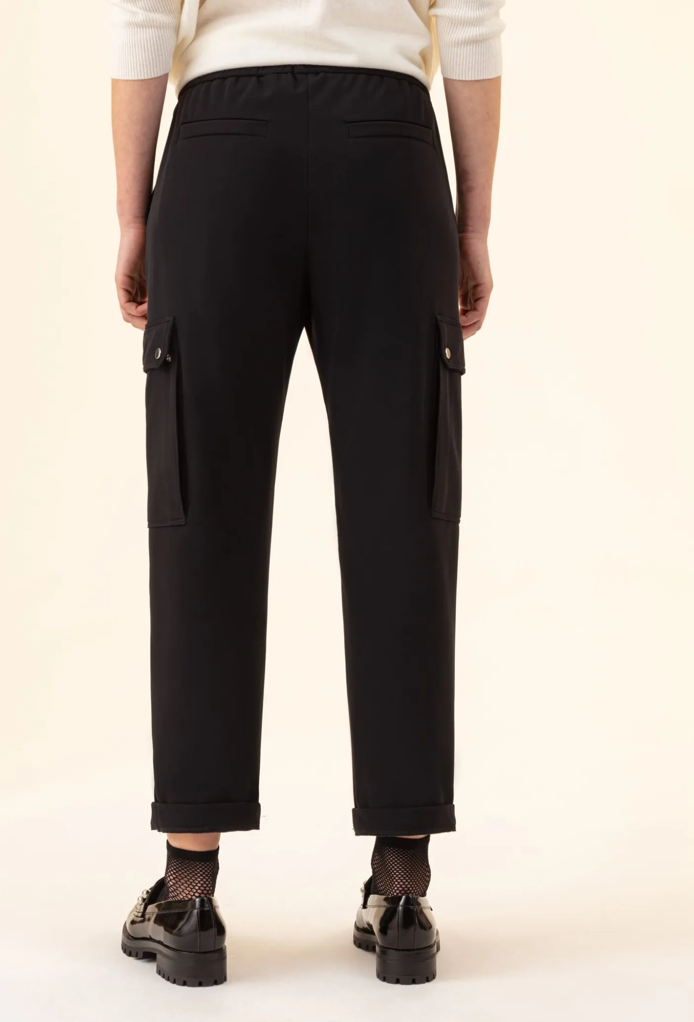 Pantalon Aurora noir en jersey technique | INDIES