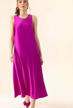 Robe Tulipe fuchsia | INDIES
